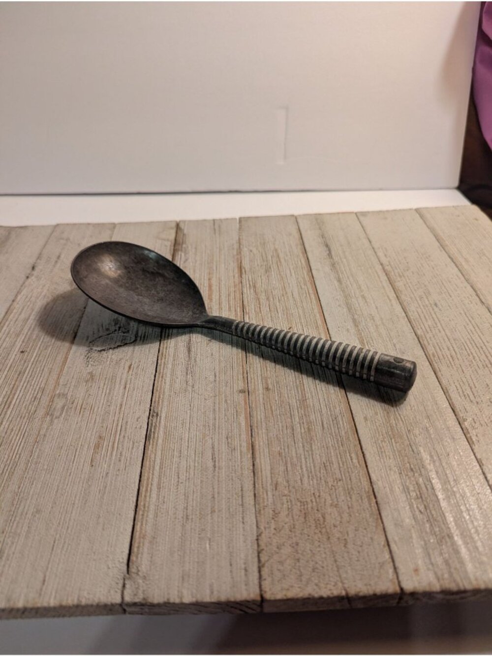 Metal Ice Cream Scoop Spade Vintage Metal Ribbed Taiwan